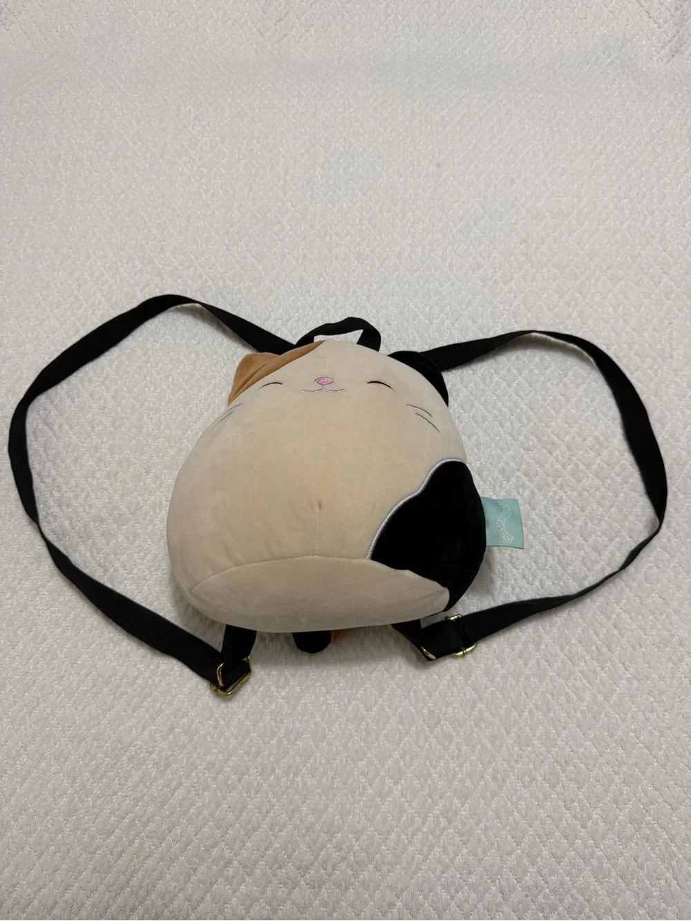 Squishmallows Calico Cat Backpack Small Pocket